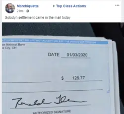 Solodyn generic settlement checks