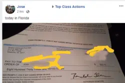 Solodyn settlement checks