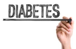 People with diabetes are at risk of gangrene.