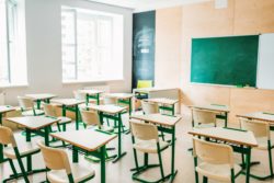 Empty classroom