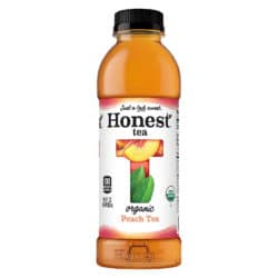 honest tea just a tad sweet peach tea