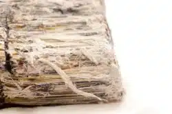 close up of asbestos fibers