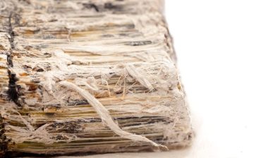 close up of asbestos fibers