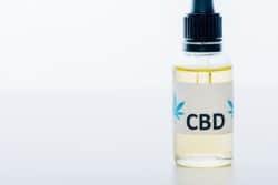 Vial of CBD oil