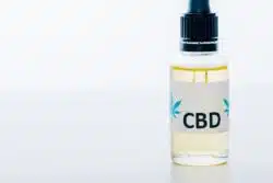 Vial of CBD oil