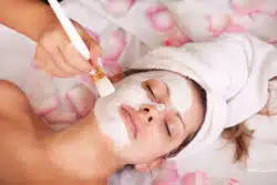 Applying a mud mask