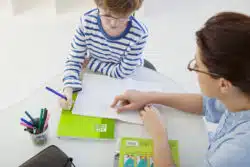 Speech therapy session
