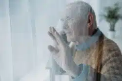 elderly man upset by robocall