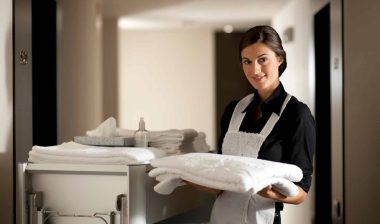 Hotel housekeeping wage worker