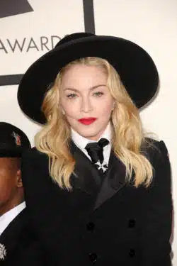 close up of singer Madonna