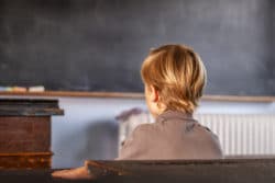 male student sitting in class alone regarding Alberta student sent to seclusion room appeal