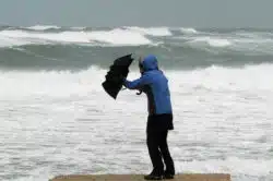 Destructive winds can cause damage to property.
