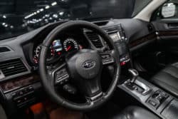 subaru dashboard and interior