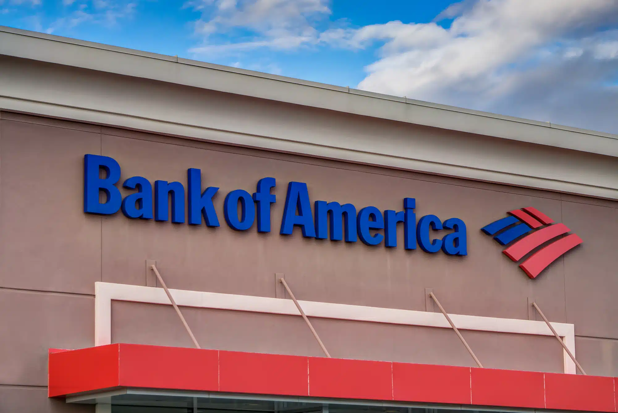 Bank of America sign