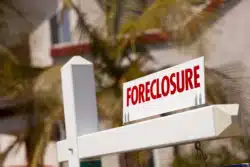 Foreclosure sign