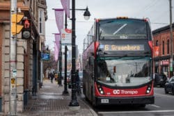 OC Transpo bus regarding the lawsuit against the city of Ottawa and Bus company over death settlement