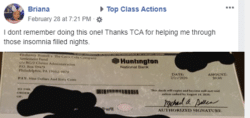 Seagram Ginger Ale settlement checks