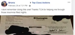Seagram Ginger Ale settlement checks