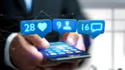 Facebook app on phone