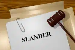 slander paperwork