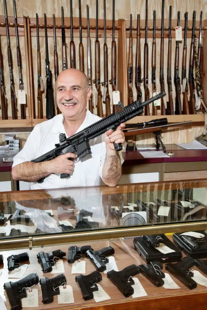 the NRA and gun shop owners are unhappy with shops closing