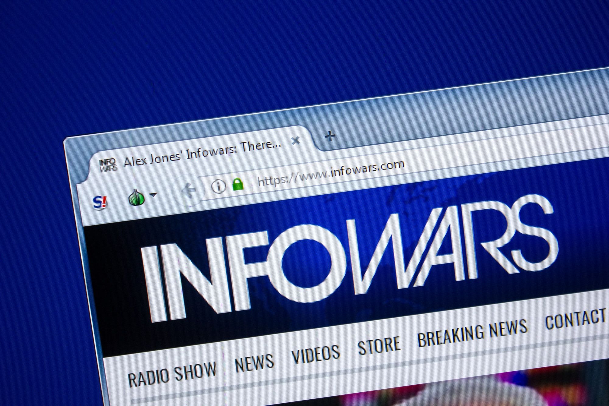 info wars webpage