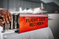 Orange flight data recorder regarding a Nova Scotia Appeal court ruling that the TSB does not need to hand over the voice recordings from Air Canada Flight 624