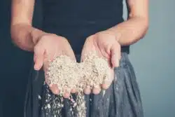 Glyphosate products are sometimes used to dry cereal grains. 