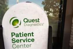 Quest Diagnostics sign