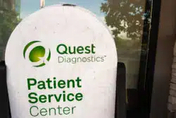 Quest Diagnostics sign