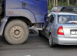 Accident results in personal injury case.