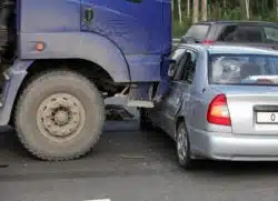 Accident results in personal injury case.
