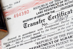 land transfer certification paper regarding Canada paying nearly $240 million to the Mohawks of Akwesasne to settle land claims