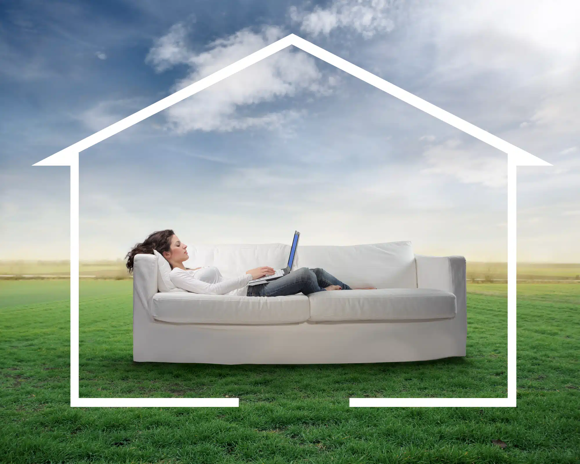 work from home illustration