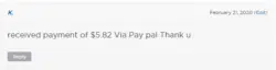 Nexus settlements payment through PayPal