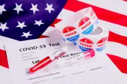 Covid-19 vote illustration