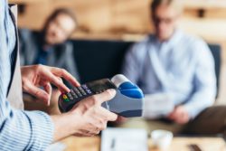 Credit card receipt