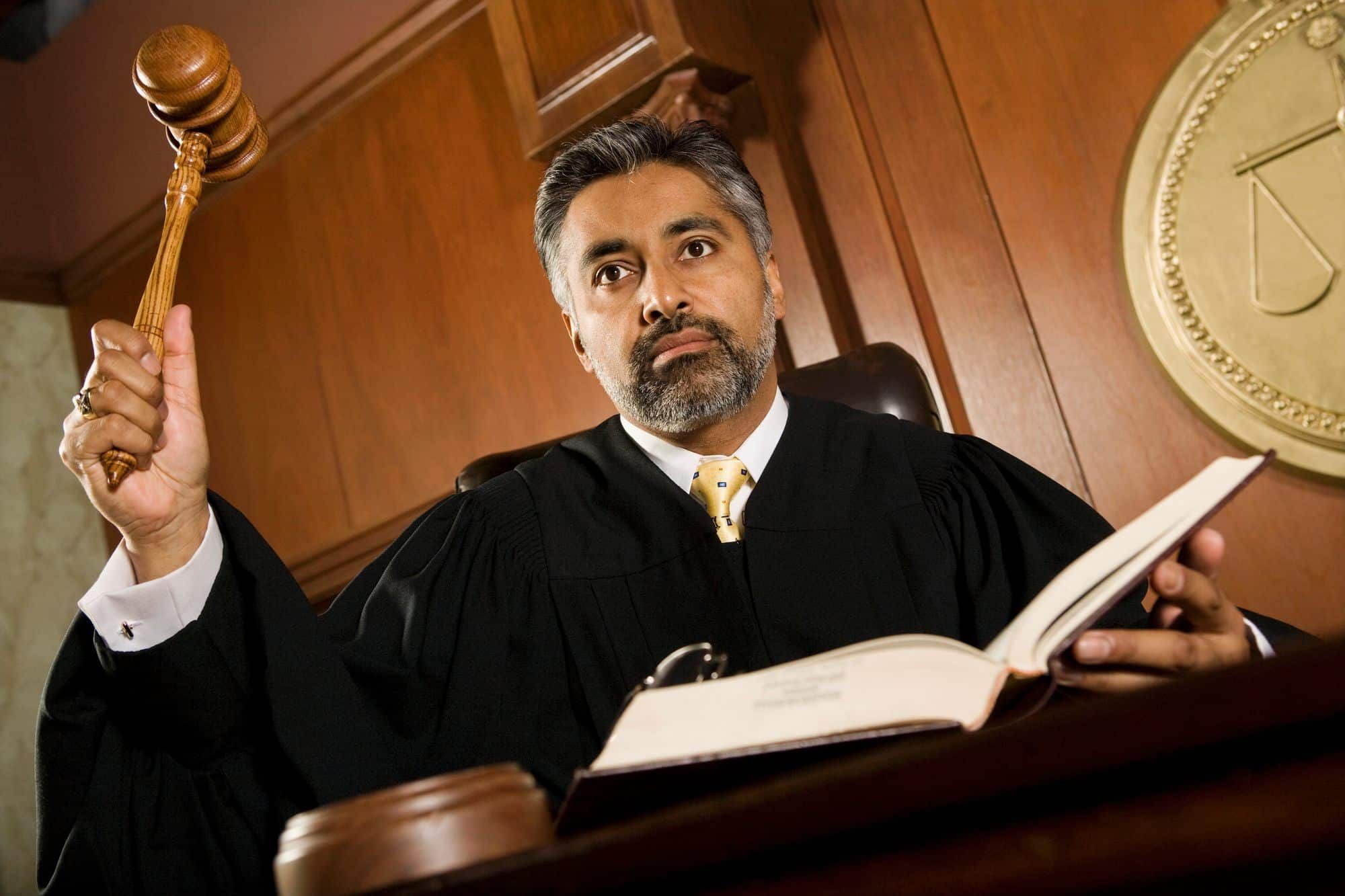 judge with gavel