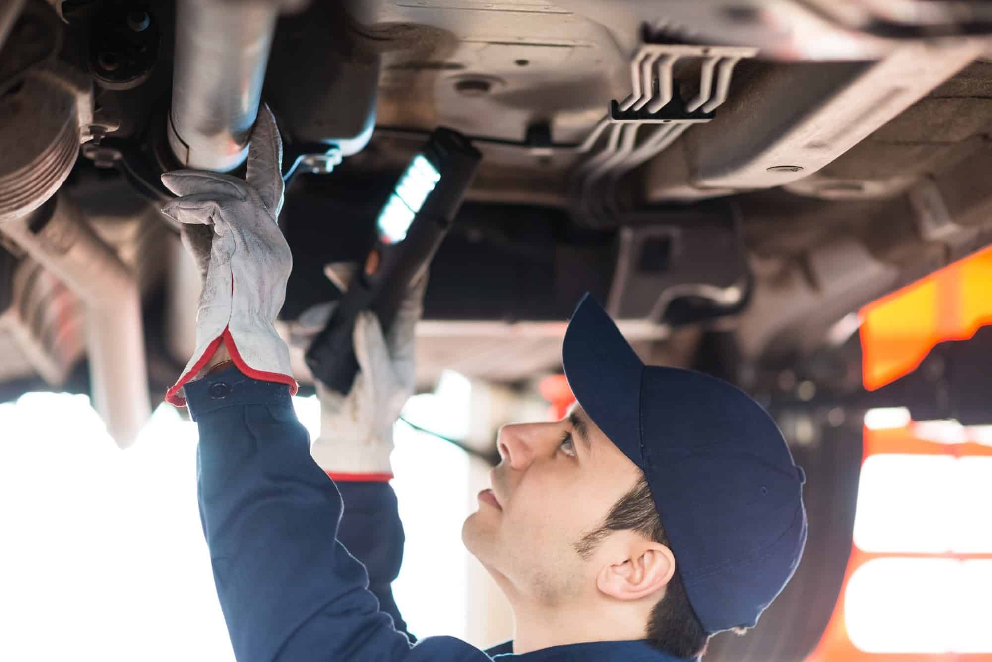 An exhaust leak is a dangerous defect.