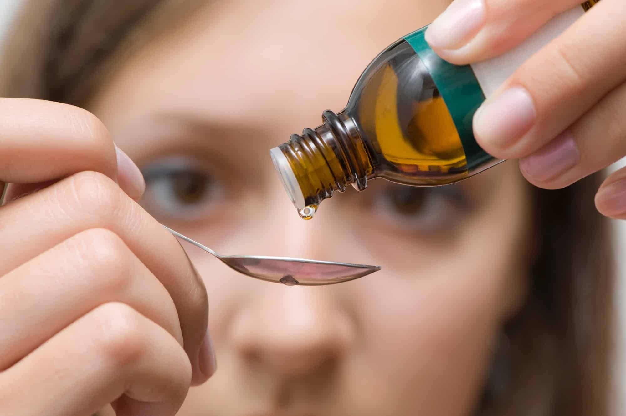 spoonful of fake COVID19 cure medicine
