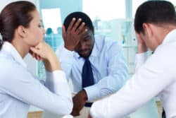 Stressed Chase Bank employees