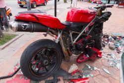 total loss claim after a motorcycle accident