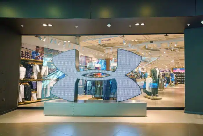 under armour store may have fake sales