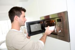 Using GE shattering microwave