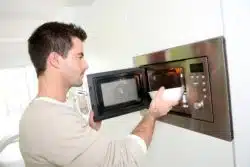 Using GE shattering microwave