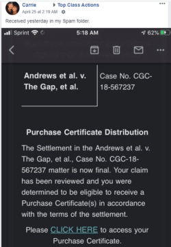 Gap check 1