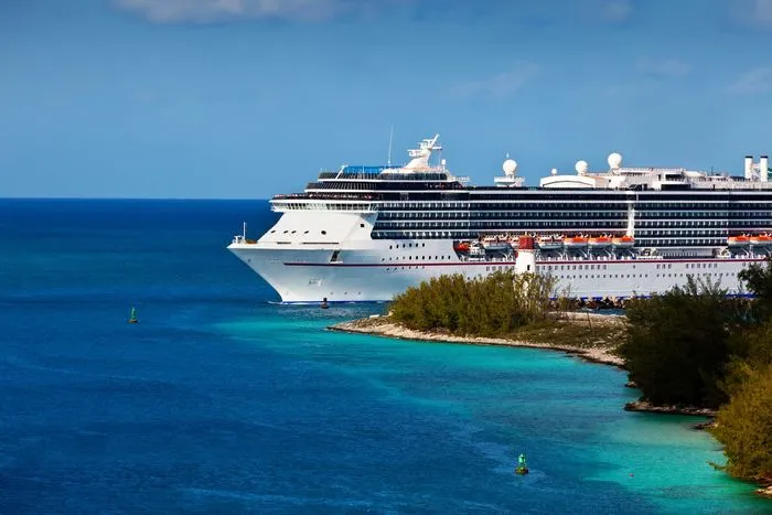 celebrity cruise line out on the ocean