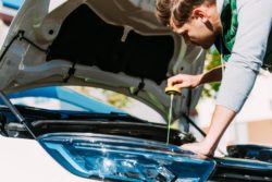 Engine oil consumption may be due to a defect.