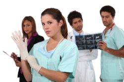 medical staff at work