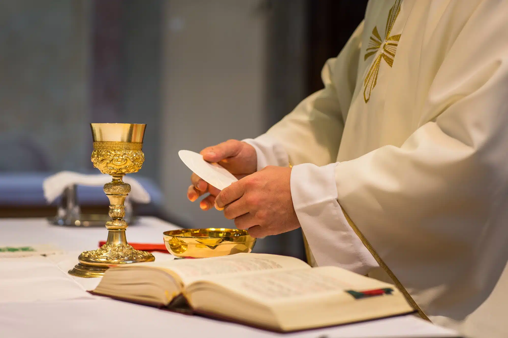 priest during Church Closure